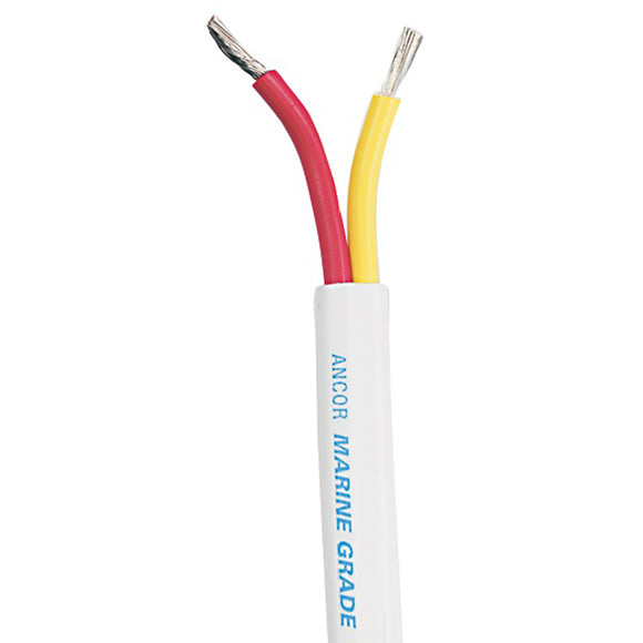 Ancor Safety Duplex Cable - 16/2 AWG - Red/Yellow - Flat - 1,000' [124799]