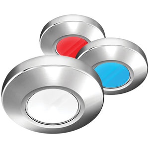 i2Systems Profile P1120 Tri-Light Surface Light - Red, Cool White  Blue - Brushed Nickel Finish [P1120Z-41HAE]