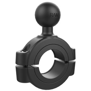 RAM Mount Torque 1-1-8" - 1-1-2" Diameter Handlebar-Rail Base w-1" Ball [RAM-B-408-112-15U] - RAM Mounting Systems