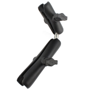 RAM Mount Standard Double Socket Arm, Long Double Socket Arm & Double Ball Adapter f-1" Balls [RAM-B-201-201U-C] - RAM Mounting Systems