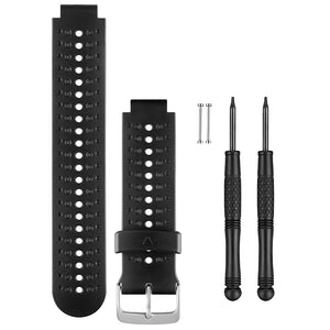 Garmin Replacement Watch Bands - Black & Gray Silicone [010-11251-86] - Garmin