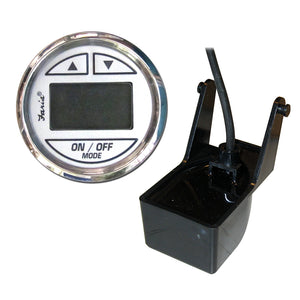 Faria Chesapeake SS White 2" Depth Sounder w-Transom Mount Transducer [13850] - Faria Beede Instruments