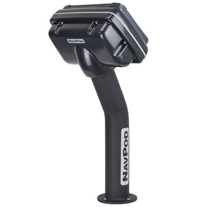 NavPod PED4808 PedestalPod Pre-Cut f/Simrad NSS8/BG Zeus Touch 8 - Carbon Black [PED4808-C]