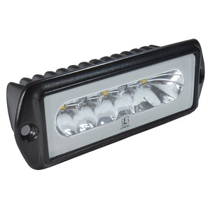 Lumitec Capri2 - Flush Mount LED Flood Light - Black Housing - 2-Color White/Red Dimming [101187]