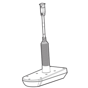 Humminbird XPTH 9 20 MSI T MEGA Plastic Thru-Hull Transducer [710264-1] - Humminbird