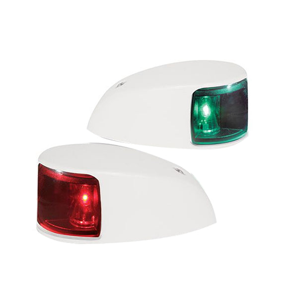 Hella Marine NaviLED Deck Mount Port & Starboard Pair - 2nm - Colored Lens-White Housing [980620811] - Hella Marine