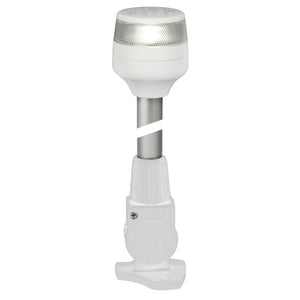 Hella Marine NaviLED 360 Compact All Round Lamp - 2nm - 12" Fold Down Base - White [980960311] - Hella Marine