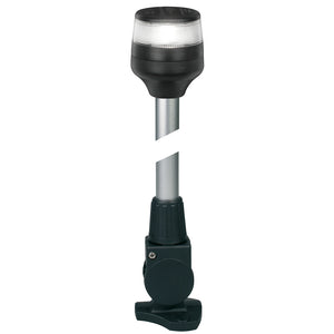 Hella Marine NaviLED 360 Compact All Round Lamp - 2nm - 40" Fold Down Base - Black [980960461] - Hella Marine