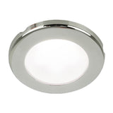 Hella Marine EuroLED 75 3" Round Screw Mount Down Light - White LED - Stainless Steel Rim - 24V [958110121] - Hella Marine