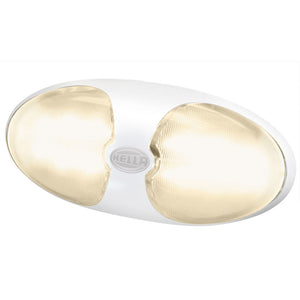 Hella Marine DuraLED 12 Interior-Exterior Lamp - Warm White LED - White Housing [959700701] - Hella Marine