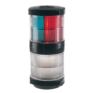 Hella Marine Tri-Color Navigation Light-Anchor Navigation Lamp- Incandescent - 2nm - Black Housing - 12V [002984601] - Hella Marine