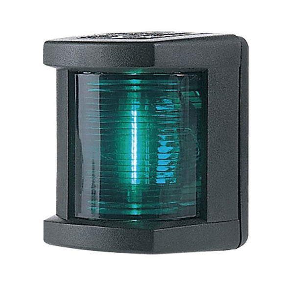 Hella Marine Starboard Navigation Lamp- Incandescent - 1nm - Black Housing - 12V [003562025] - Hella Marine