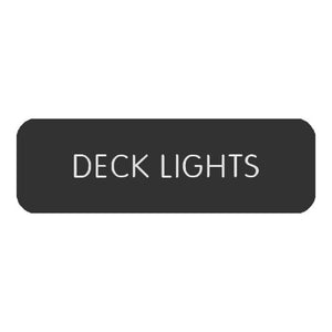 Blue SeaLarge Format Label - "Deck Lights" [8063-0124]