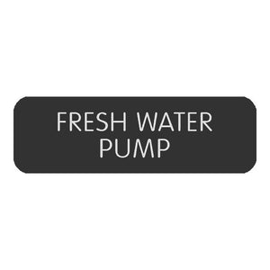 Blue SeaLarge Format Label - "Fresh Water Pump" [8063-0200]