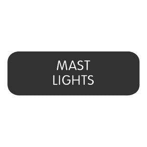 Blue SeaLarge Format Label - "Mast Lights" [8063-0316]