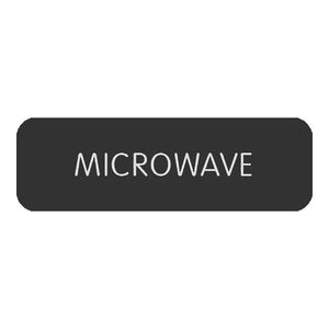 Blue SeaLarge Format Label - "Microwave" [8063-0318]