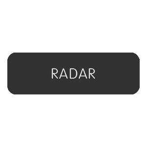 Blue SeaLarge Format Label - "Radar" [8063-0349]