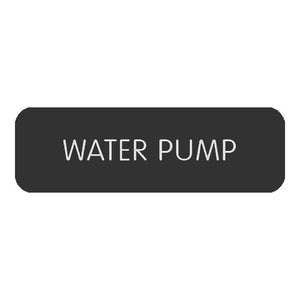 Blue SeaLarge Format Label - "Water Pump" [8063-0442]