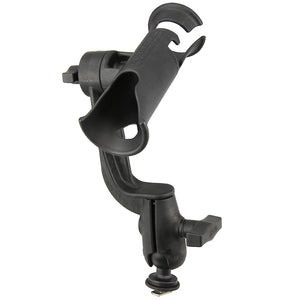 RAM Mount RAM Tube Jr. Fishing Rod Holder with RAM-ROD Revolution Ratchet-Socket System and Track Ball Base [RAP-390-RB-TRA1U] - RAM Mounting Systems