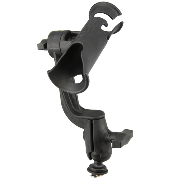 RAM Mount RAM Tube Jr. Fishing Rod Holder with RAM-ROD Revolution Ratchet-Socket System and Track Ball Base [RAP-390-RB-TRA1U] - RAM Mounting Systems