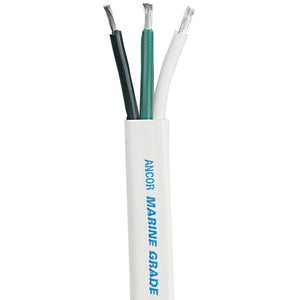 Ancor White Triplex Cable - 14/3 AWG - 500 [131550]