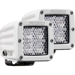 RIGID Industries D-Series PRO Hybrid-Diffused LED - Pair - White [602513] - RIGID Industries