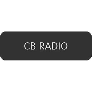 Blue Sea Large Format Label - "CB Radio" [8063-0090]