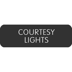 Blue Sea Large Format Label - "Courtesy Lights" [8063-0114]