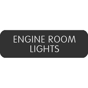 Blue Sea Large Format Label - "Engine Room Lights" [8063-0155]