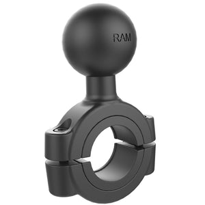 RAM Mount Torque 1-1-8" - 1-1-2" Diameter Handlebar-Rail Base with C Size 1.5" Ball [RAM-408-112-15U] - RAM Mounting Systems