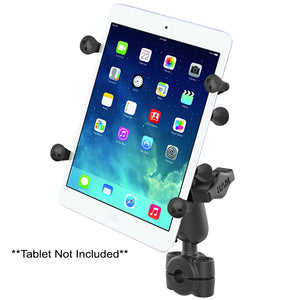 RAM Mount RAM Torque 3-8" - 5-8" Diameter Mini Rail Base with 1" Ball, Medium Arm and X-Grip for 7-8" Tablets [RAM-B-408-37-62-UN8U] - RAM Mounting Systems