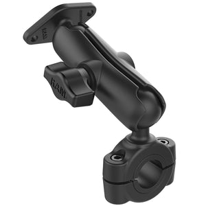 RAM Mount RAM Torque 3-4" - 1" Diameter Handlebar-Rail Base with 1" Ball, Medium Arm and Diamond Ball Base [RAM-B-408-75-1-238U] - RAM Mounting Systems