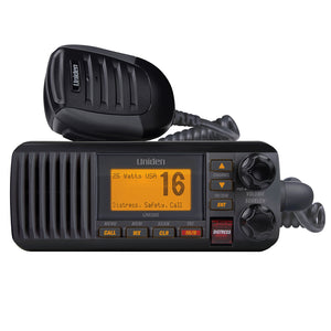 Uniden UM385 Fixed Mount VHF Radio - Black [UM385BK] - Uniden