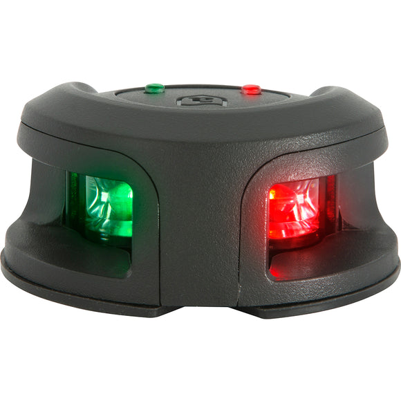 Attwood LightArmor Bow Mount Navigation Light - Composite Black - Bi-Color - 2NM [NV2002PB-7] - Attwood Marine