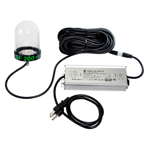 Hydro Glow LED Underwater Dock Light - 200W - 50 Cord - Green [SF200G]