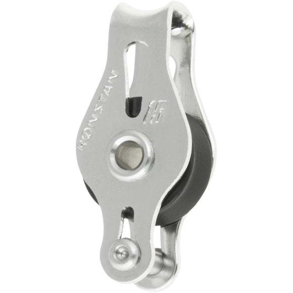 Ronstan Series 15 Ball Bearing Utility Block - Single Block, Becket, Loop Head [RF15111]