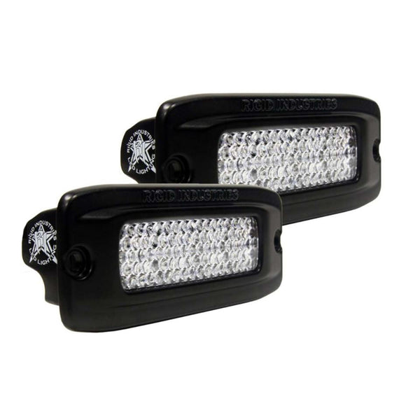 RIGID Industries SR-Q PRO Back Light Kit - Flush Mount Diffused - Pair - Black [980033] - RIGID Industries