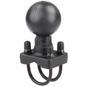 RAM Mount Double U-Bolt Base w-D Size 2.25" Ball f-Rails 1.25" - 1.5" Diameter [RAM-D-235-1U] - RAM Mounting Systems