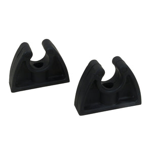 Perko Pole Storage Clips - Black - Pair [0477DP0BLK] - Perko