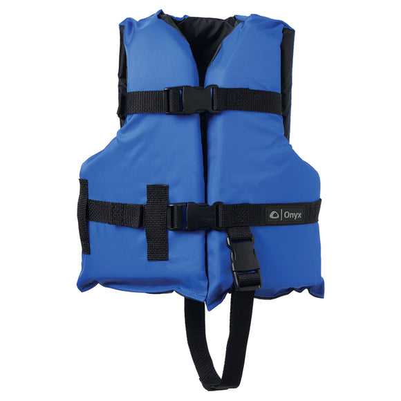 Onyx Nylon General Purpose Life Jacket - Child 30-50lbs - Blue [103000-500-001-12] - Onyx Outdoor