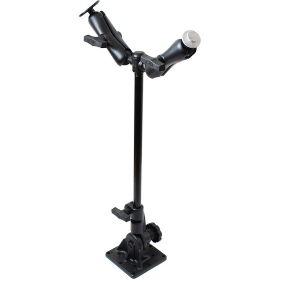 RAM Mount Floor Mount w-Velociti Ratchet Base [RAM-101U-VE2] - RAM Mounting Systems