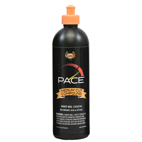 Presta PACE Medium Cut Compound - 16oz - *Case of 6* [133216CASE]