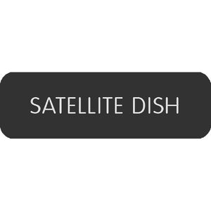 Blue Sea Large Format Label - "Satellite Dish" [8063-0372]