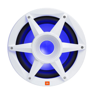 JBL 10" Marine RGB Passive Subwoofer - White Stadium Series [STADIUMMW1000AM] - JBL