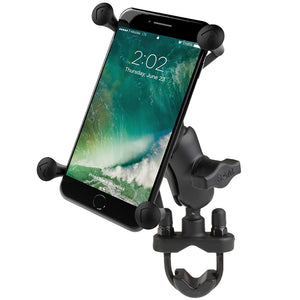 RAM Mount X-Grip Large Phone Mount w-Handlebar U-Bolt Base [RAM-B-149Z-A-UN10U] - RAM Mounting Systems