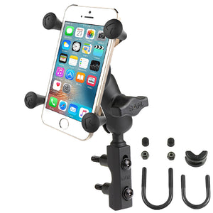 RAM Mount X-Grip Phone Mount w-Motorcycle Brake-Clutch Reservoir Base [RAM-B-174-A-UN7U] - RAM Mounting Systems