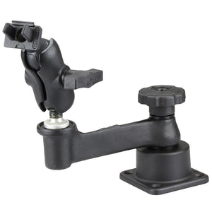 RAM Mount Horizontal Swing Arm Mount f-Lowrance Elite-5 Series [RAM-109H-2B-B-LO11] - RAM Mounting Systems