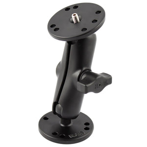 RAM Mount Double Ball Mount w-1-4"-20 Male Thread [RAM-B-101AU] - RAM Mounting Systems