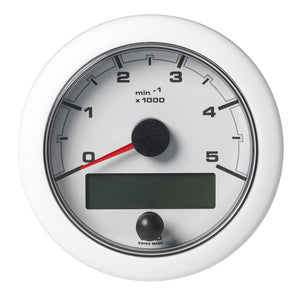 VDO 3-3-8" (85mm) OceanLink NMEA 2000 Tach - 5000 RPM - White Dial  Bezel [A2C1065800001] - VDO