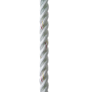 New England Ropes 5/8" Premium 3-Strand Dock Line - White w/Tracer - 15 [C6050-20-00015]